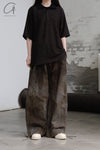 AVIVA JIFEI XUE Waxed Parachute Pants SS23-WPP-MTBR
